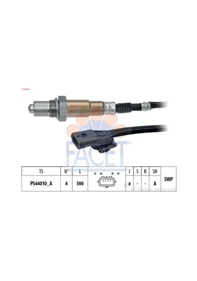 Renault Fluence Oksijen Sensoru 1.6 2013-2016 Facet 108308