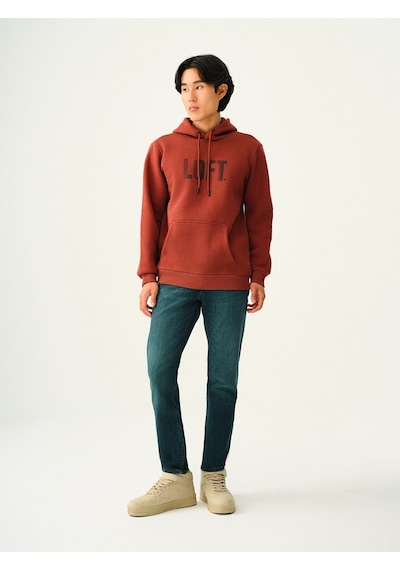 Erkek Sweatshirt Lf2038246 Kahverengi