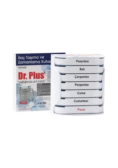 Dr Plus Dr Plus Ilaç Taşıma Ve Zamanlama Kutusu Haftalık 7x24 Cm