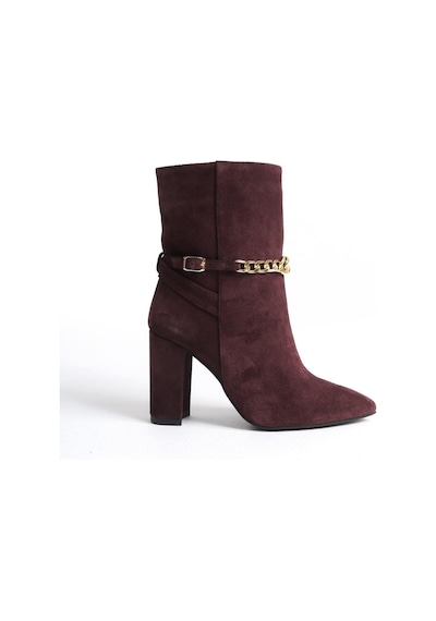 Mubiano Hakiki Deri Collection Kadın Zincir Detaylı Topuklu Süet Bot Bordo - Mcalm23142 - Brd Bordo Mubiano Hakiki Deri Collection Kadın Zincir Detaylı Topuklu Süet Bot Bordo - Mcalm23142 - Brd Bordo