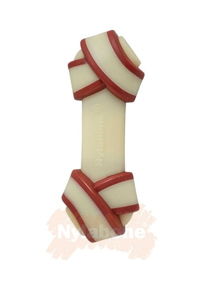 Nylabone Biftek Aromalı Köpek Çiğneme Kemiği XS
