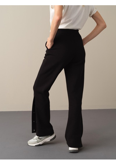 Xint Siyah Regular Fit Pamuklu Sweat Pantolon 470377