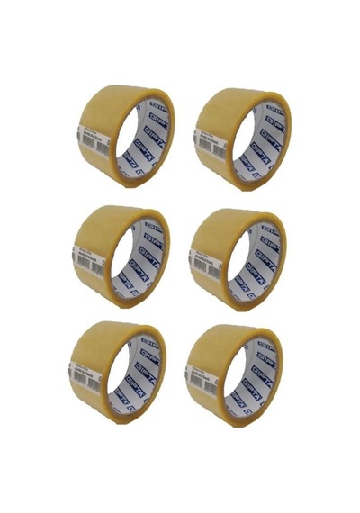 Gıpta Koli Bandı 45mmx40 Metre Şeffaf Akrilik 4-f241000-5001 - 12 Adet Diğer