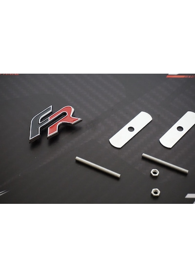 Seat Fr Logo Ön Panjur Vidalı 3D Krom Metal Logo