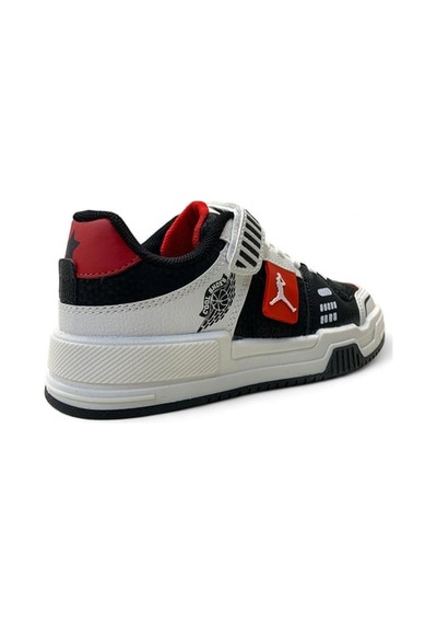Cool King Kısa Çocuk Sneaker Spor Ayakkabı Siyah / Kırmızı Kırmızı - Siyah