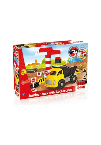 6045 Dolu. Jumbo Kamyon Trafik Seti ve Bloklar.