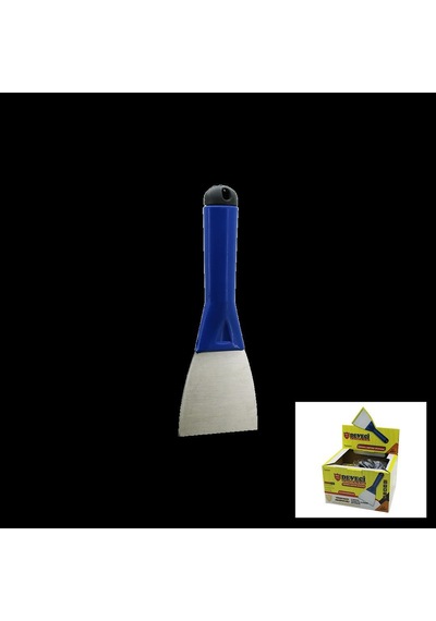 80 Mm Metal Kazıma Spatulası Plastik Saplı, Kapaklı Diğer