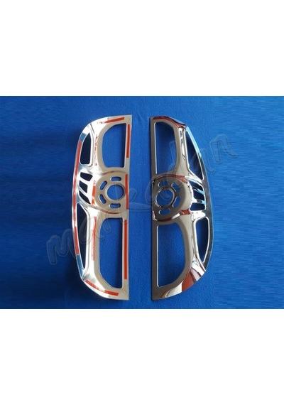 Fiat Doblo Krom Stop Çerçevesi 2010-2014 2 Parça Abs Krom