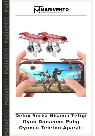 Delux Serisi Nişancı Tetiği Oyun Donanımı Pubg Oyuncu Telefon Aparatı