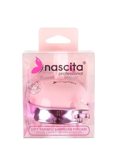Nascita Çift Taraflı Pembe Şampuan Fırçası 60pn