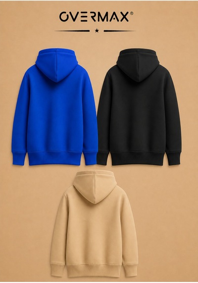 Overmax Çocuk 3'lü Sweatshirt Takımı 3-12 Yaş Saks Mavisi-siyah-bej - 917542430 Saks Mavisi-siyah-bej