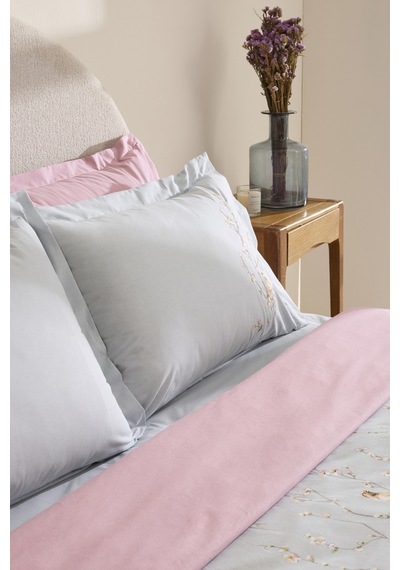 Karaca Home Tarin %100 Pamuk Çift Kişilik Nevresim Takımı Mint