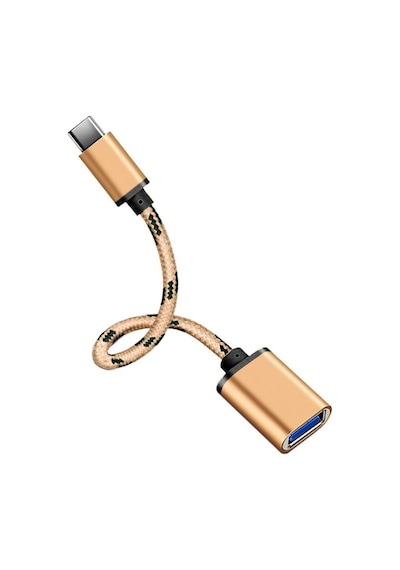 Type-C To Dişi Usb 3.0 Otg Çevirici Dönüştürücü Hasır Kablo