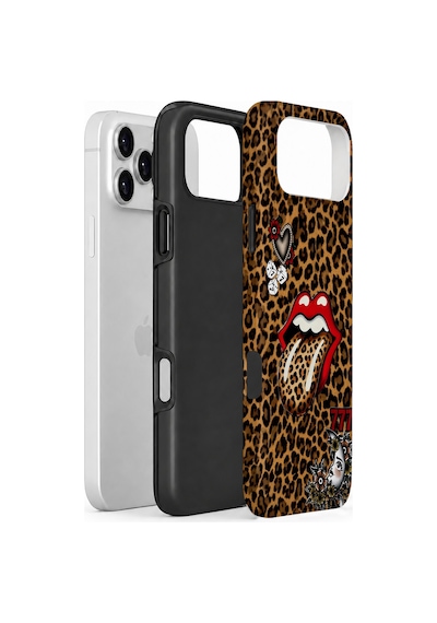 Velvoria Valestra Lucky Leopar Apple iPhone Uyumlu 17 Pro Darbe Korumalı Kılıf Valestra Select - Lucky Leopar