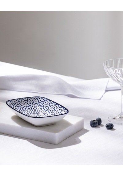 Reve Bleu Lucida Tabak - 17 Cm - Mavi/beyaz 8684427225219 Çok Renkli