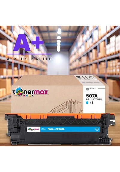 Hp 507a Ce401a Mavi Uyumlu Toner A Plus / Laserjet Enterprise 500 M551 / M575 / Pro 500 M570