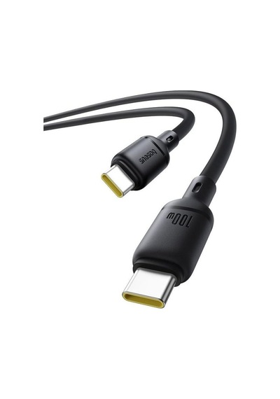 Baseus Silky Series Type-c To Type-c 100w Hızlı Şarj Kablosu 2m - Siyah