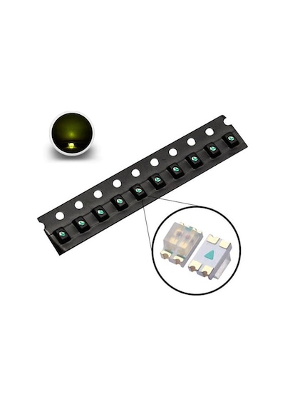 Koodmax-0805 Smd Led Sarı - Yeşil Kılıf 45-112 Mcd Chip 10/50/100 Adet 100 Adet