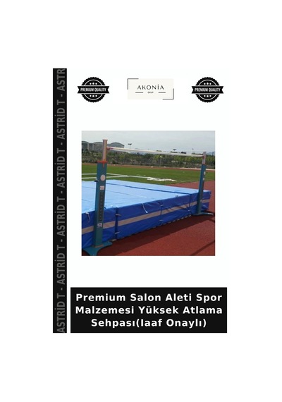 Premium Salon Aleti Spor Malzemesi Yüksek Atlama Sehpası Iaaf Onaylı Çok Renkli