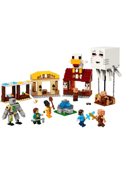 LEGO® Minecraft® Hortlak Balon Köy Saldırısı 21273 - 10 Yaş ve Üzeri Çocuklar için Yaratıcı Oyuncak Yapım Seti (555 Parça)