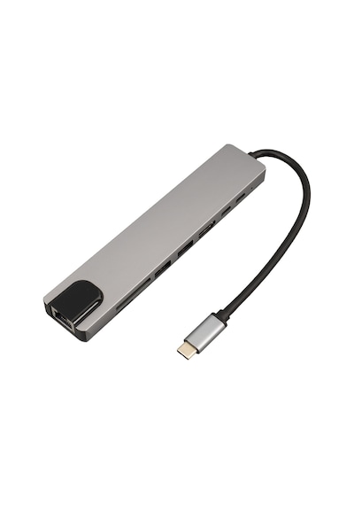 Type-c 8ın1 Hdmı Cok Fonksıyonlu Usb 3.0 Dock Statıon