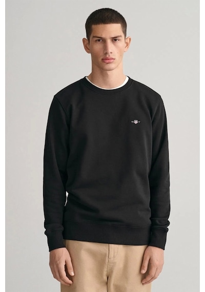 Gant Erkek Siyah Regular Fit Sweatshirt Siyah