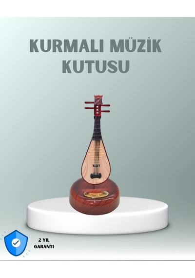 Zengemtx Enstrüman Figürlü Melodi Çalan Dekoratif Müzik Kutusu