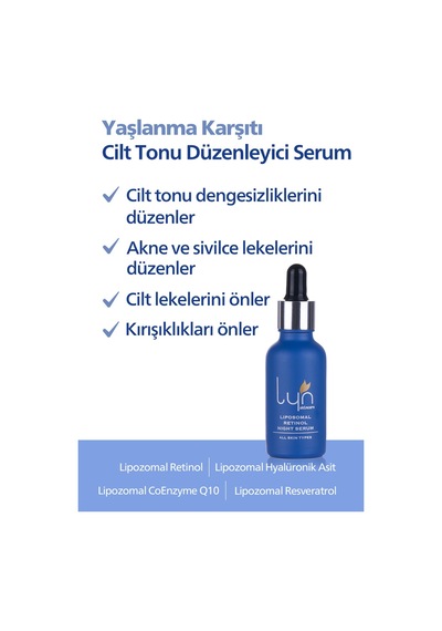 Lyn Skincare Lipozomal Retinol Gece Serumu