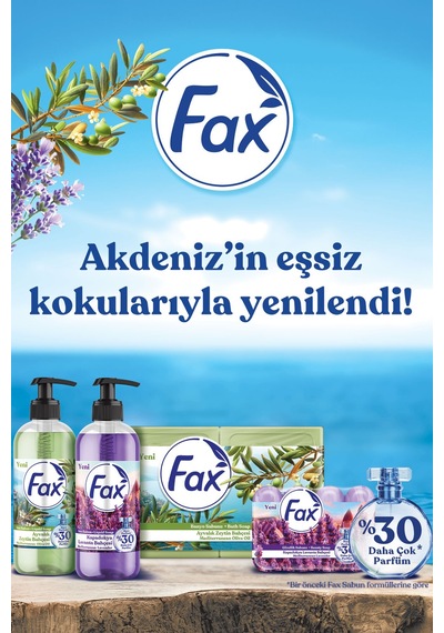 4 Adet Fax Sıvı Sabun Akdeniz Esintisi 3 L