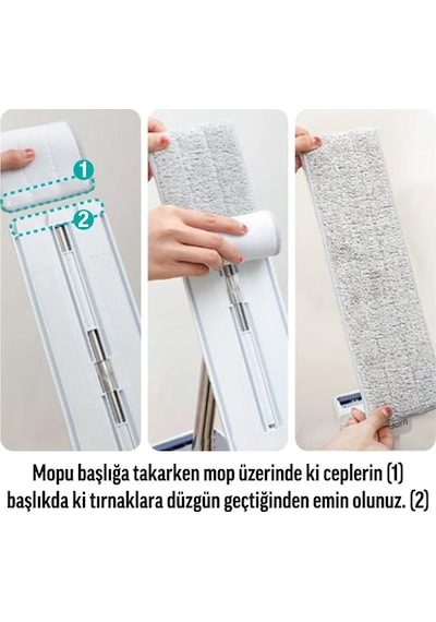 Smarter Aqua Star Temizlik Seti Tablet Mop Paspas