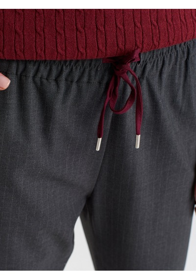 Dilvin 71608 Manşetli Jogger Pantolon Antrasit