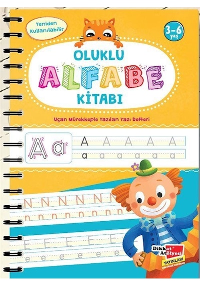 Alfabe Yazı Kitabı Sihirli Uçan Kalemli Oluklu Kabartmalı & ...