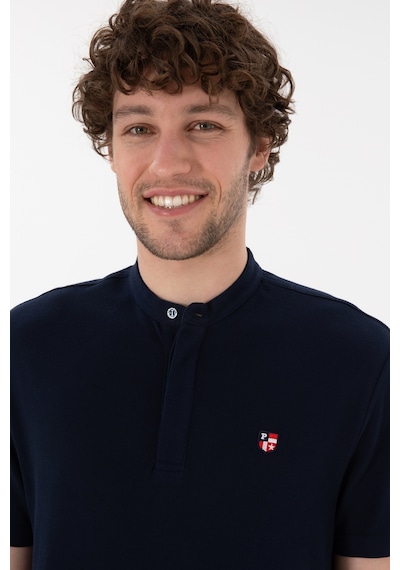 U.S. Polo Assn. Erkek Regular Fit Hakim Yaka Lacivert Basic Tişört 50305914-VR033 U.S. Polo Assn. Erkek Regular Fit Hakim Yaka Lacivert Basic Tişört 50305914-VR033
