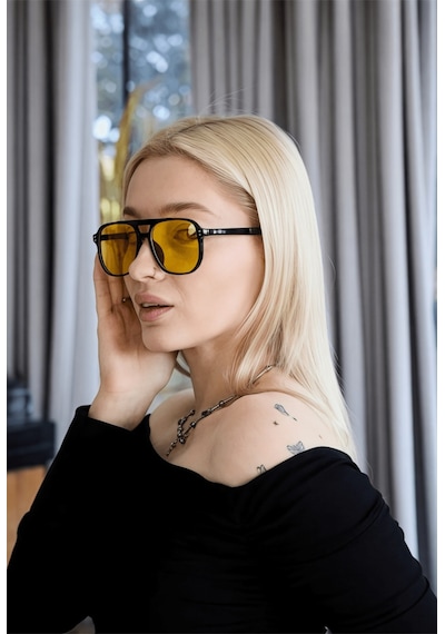 Renkli Cam Unisex Güneş Gözlüğü Uv400 Filtre Korumalı Desenli