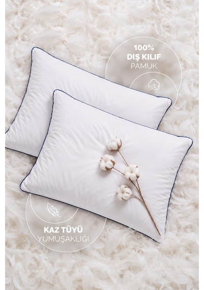 Formeya 2 Adet %100 Pamuk Nanojel Yastık Otel Yastığı 50x70 Cm