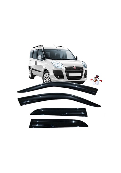 Fiat Doblo 2010-2019 Cam Rüzgarlığı 4Lü Set