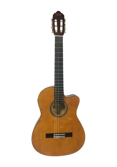 Valencia Vc104tcvt Elektro Klasik Gitar 4/4 Naturel Ekolayzırlı - Sap Çelikli - Sahneye Hazır
