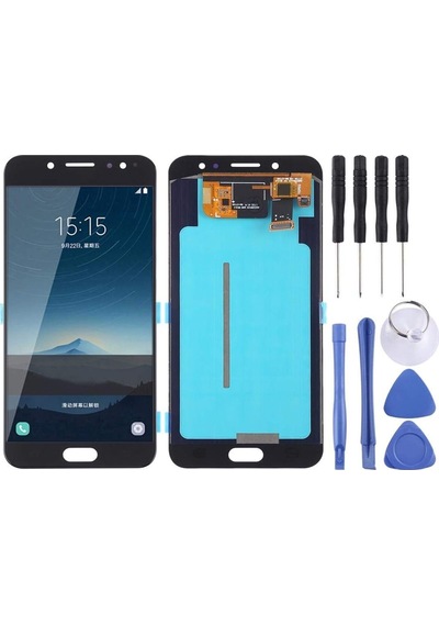 Samsung Uyumlu C8 Lcd Ekran Dokunmatik Siyah Sm-c7100