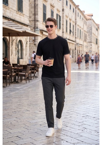 Buratti Erkek T Shirt 5904089 Siyah