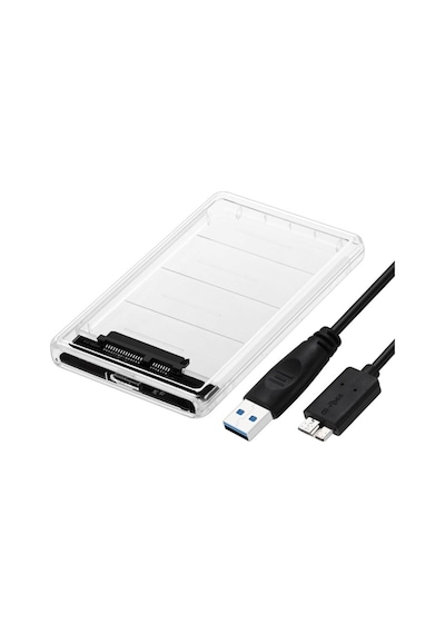 2.5" Usb 3.0 Harici Ssd Harddisk Şeffaf Taşınabilir Hdd Kutusu