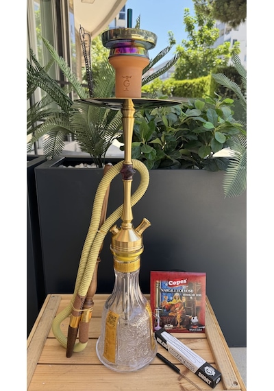 V37 Deluxe Kahveci Nargile Seti
