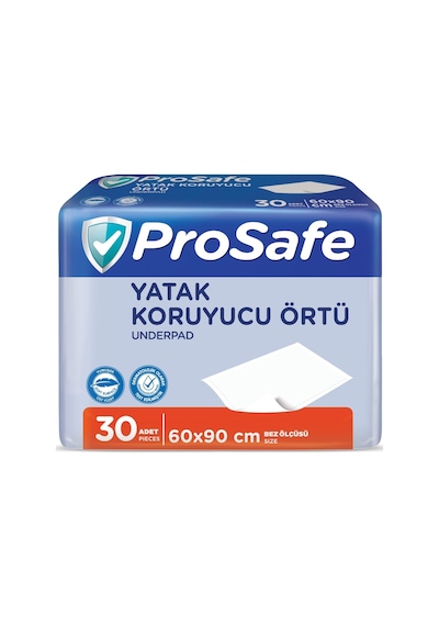 Prosafe Hasta Alt Açma Yatak Koruyucu Örtü 60 90cm 120 Adet 4pk 30
