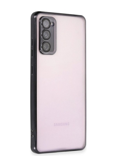 Newface - 395 - Samsung Galaxy Uyumlu S20 Fe Kılıf Razer Lensli Silikon - Kmrsfres - - Siyah Sıyah