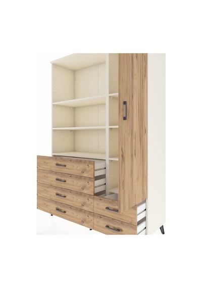 Hyperion Dolap 7 Raflı 6 Çekmeceli Tek Kapaklı 132x44x195 Aytaşı-çam/çam Atlas Çam/atlas Çam Hyperion Dolap 7 Raflı 6 Çekmeceli Tek Kapaklı 132x44x195 Aytaşı-çam/çam Atlas Çam/atlas Çam
