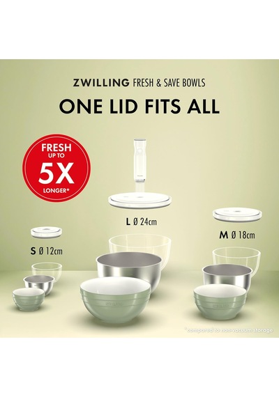 Zwilling Fresh & Save Bowls Kase Seti S/m/l / 3-parça, Paslanmaz