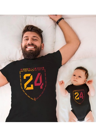 24 Şampiyonluk Baba Oğul Kız Tişört