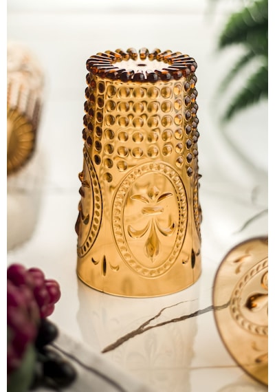 Akrilik Bal 6'lı Uzun Bardak &Su Meşrubat Bardağı 750 ml ( Büyük Boy & Cam Değildir )