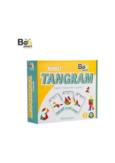 Bee Smart Ahşap Renkli Tangram Oyunu