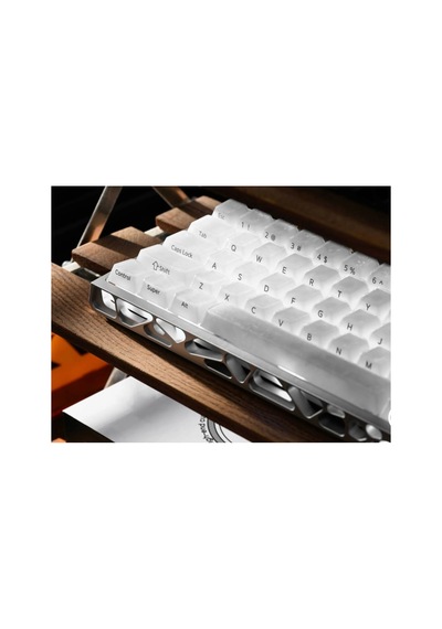 Leaven 128 Tuş Pbt Keycap Seti - Karbon Fiber Şeffaf Cherry Mx Uyumlu Rgb Klavye Tuşları - Şeffaf