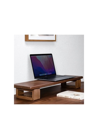Bilgisayar Masası Monitör Ve Laptop Standı. Aksesuarlar Ve Monitör Görseldir Kahverengi Kahverengi Bilgisayar Masası Monitör Ve Laptop Standı. Aksesuarlar Ve Monitör Görseldir Kahverengi Kahverengi